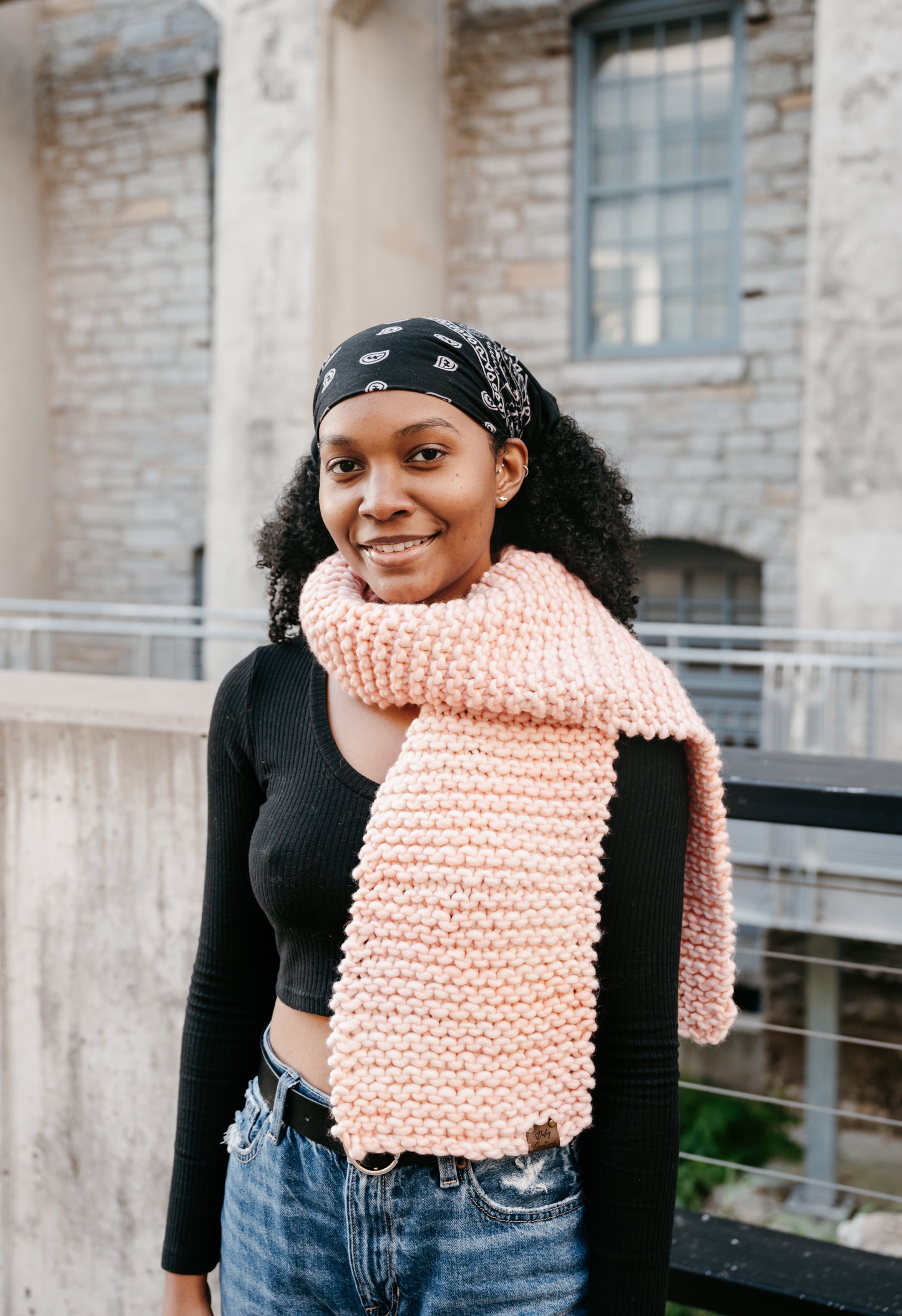 Almond Blossom Scarf - 75"