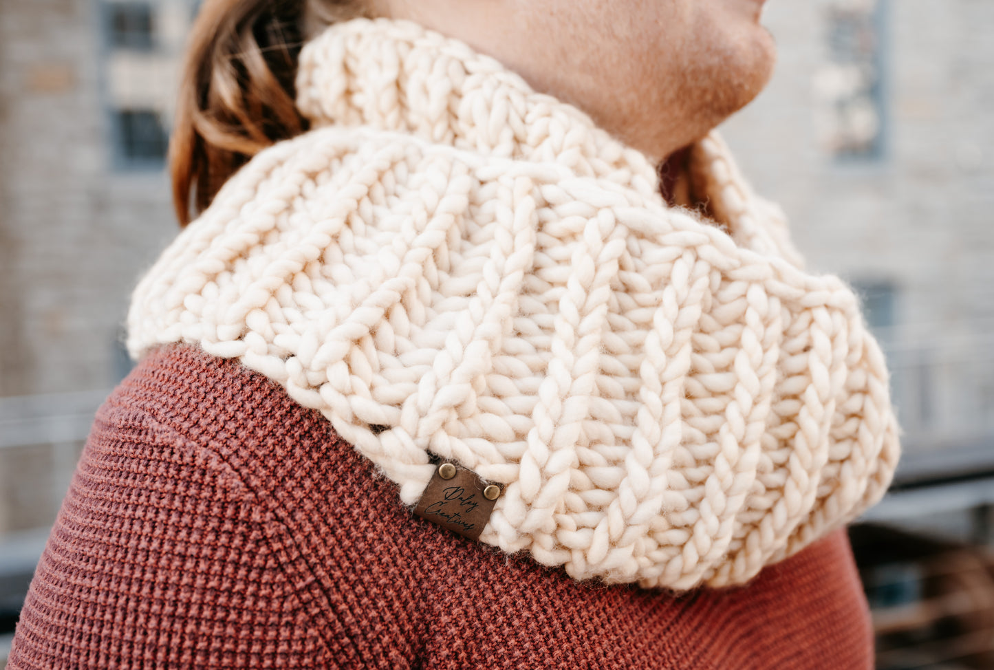 Ivory Infinity Scarf
