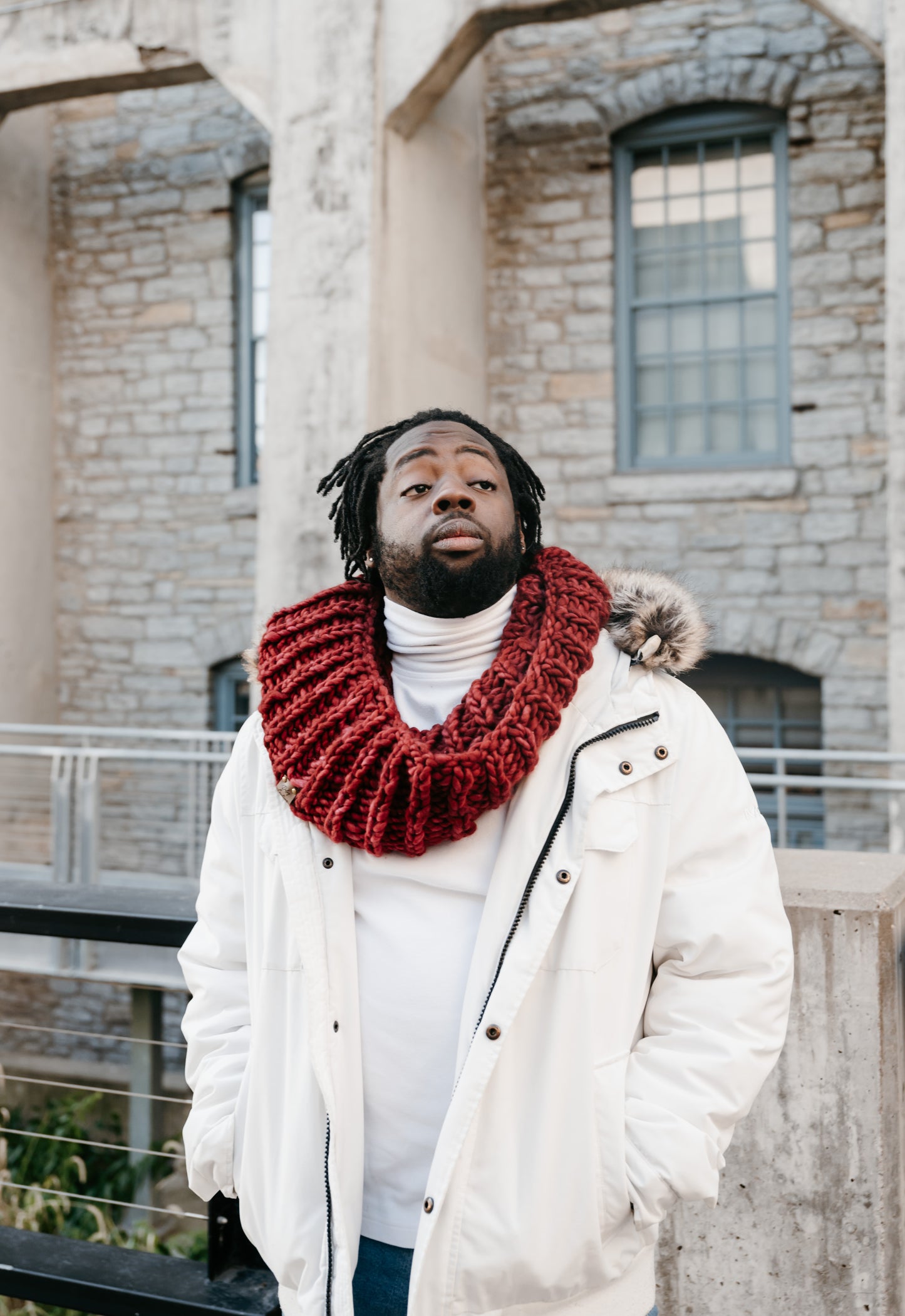Pagoda Infinity Scarf