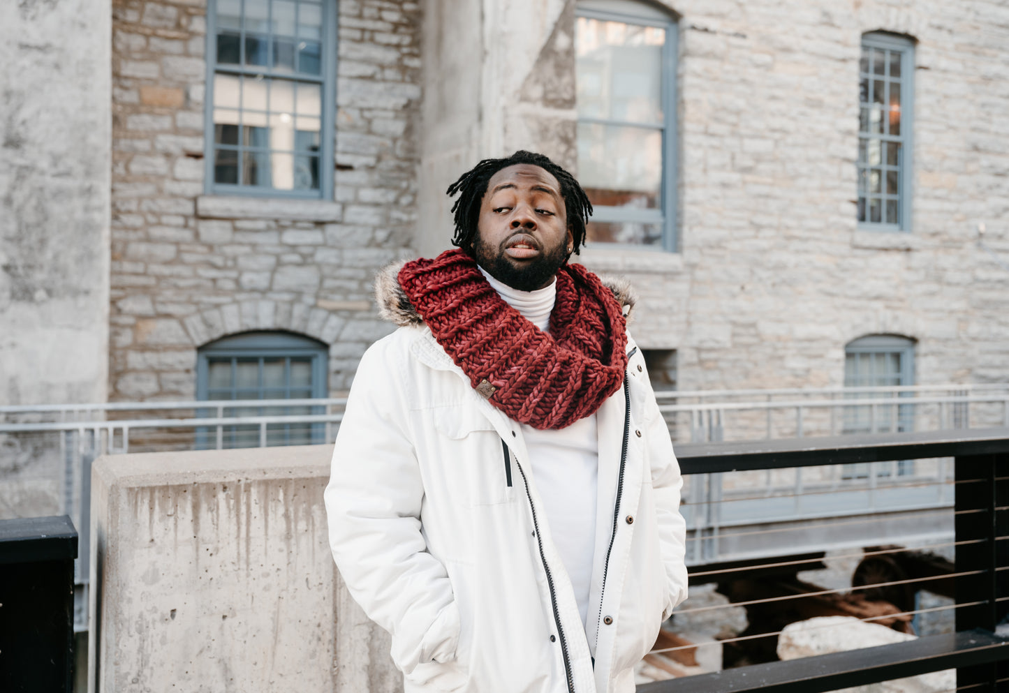 Pagoda Infinity Scarf