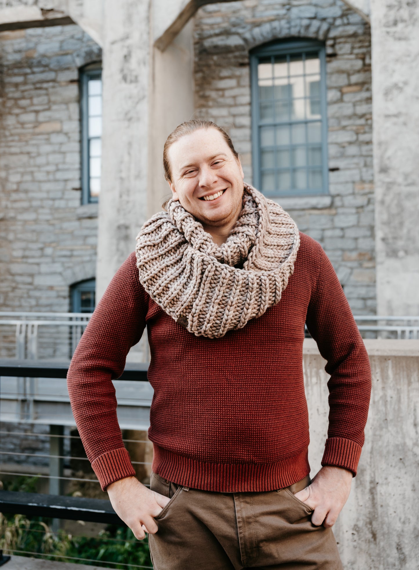 Whole Grain Infinity Scarf