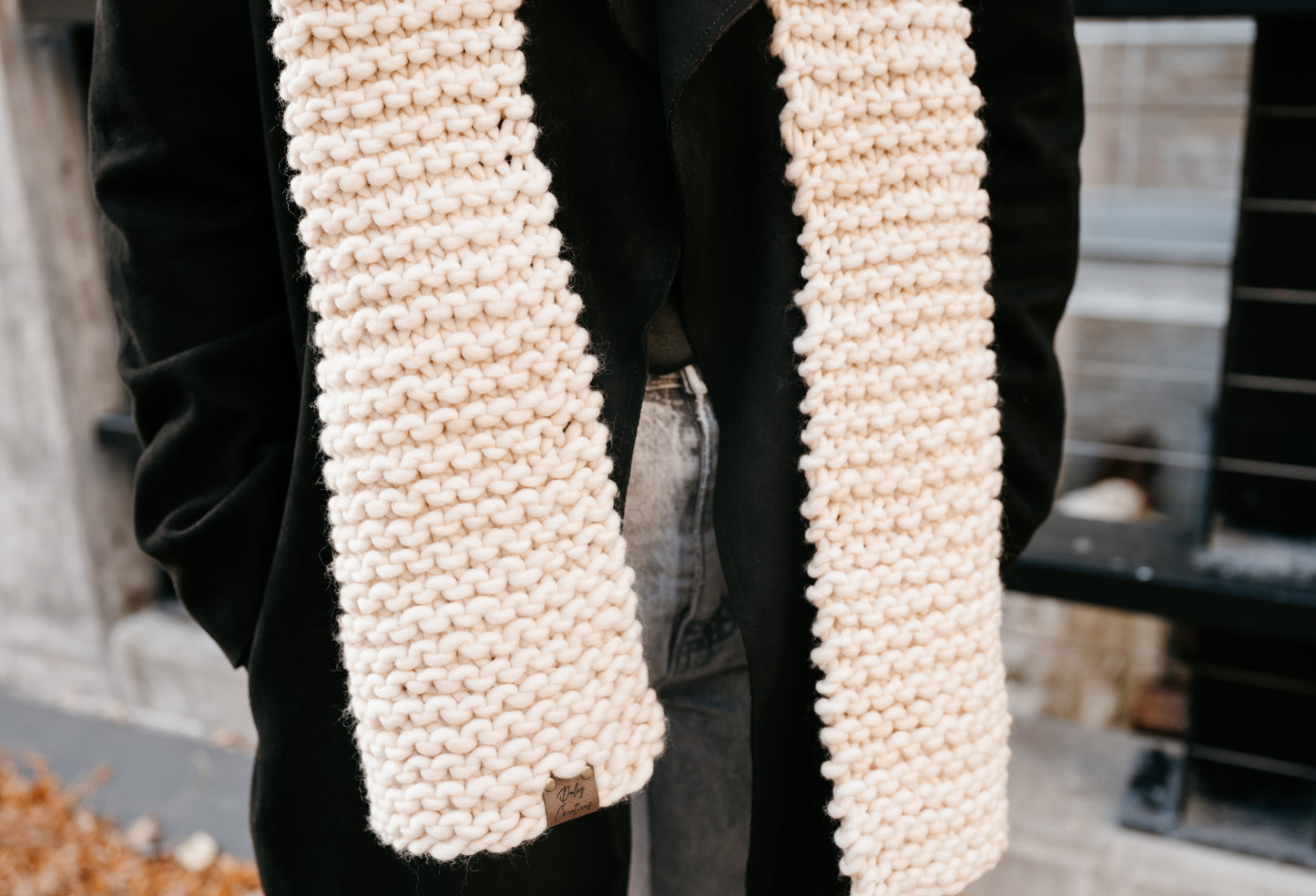 Ivory Scarf - 58"